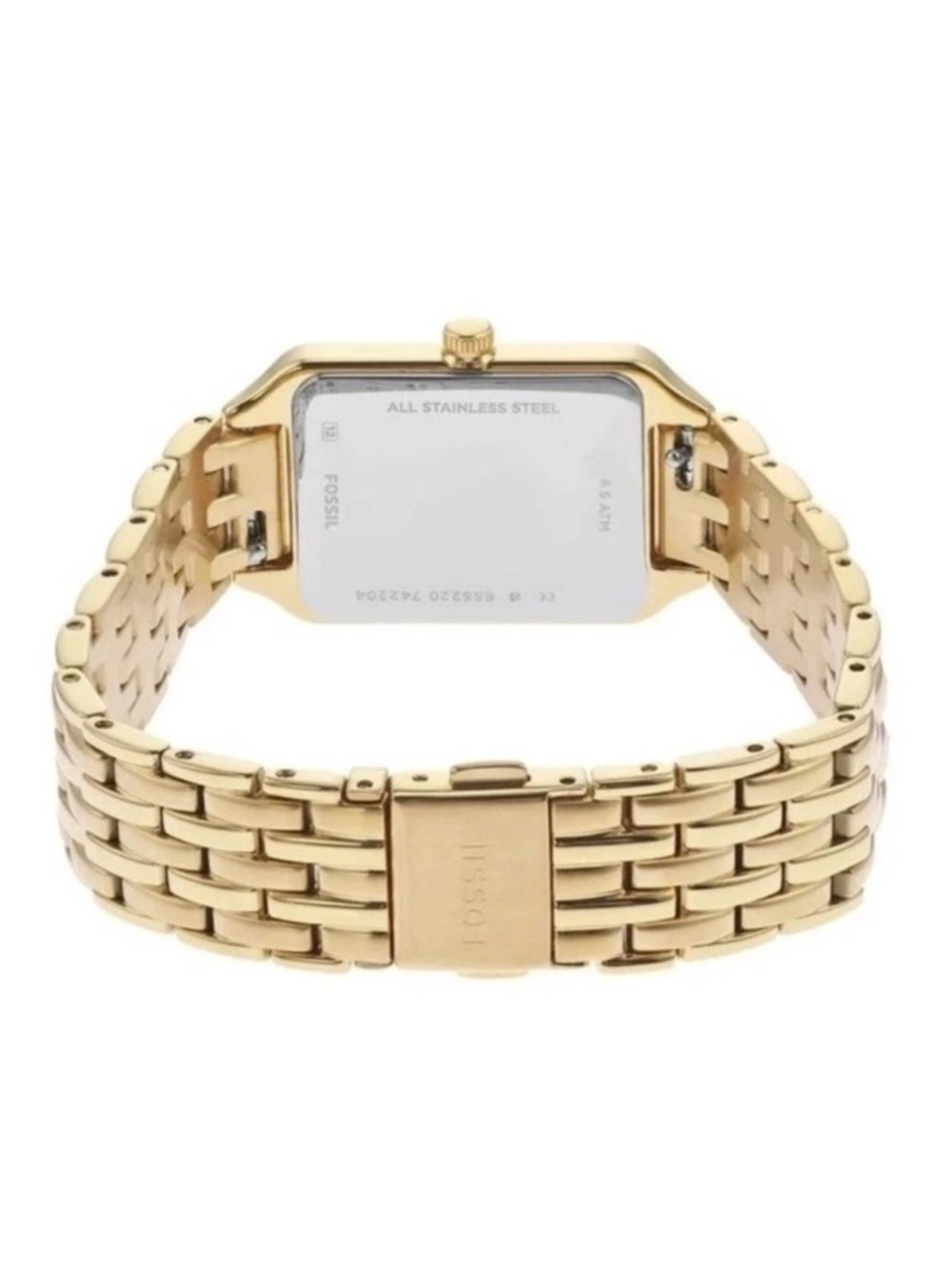 Fossil Raquel Three-Hand Gold Plated Watch ES5220 Women’s - Picture 3 of 4